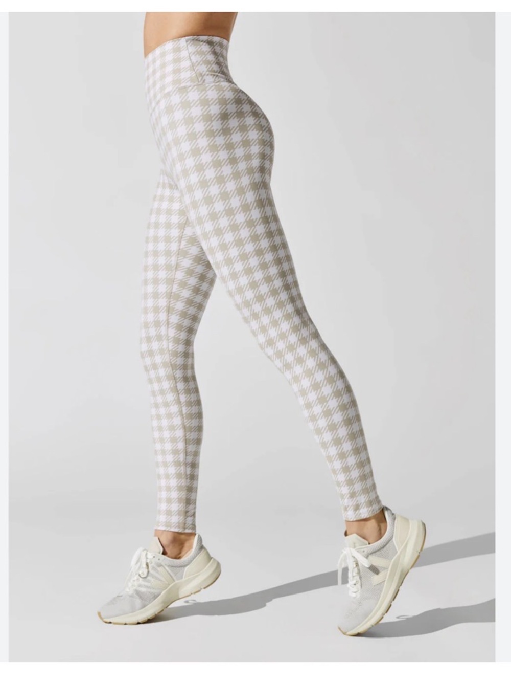 Spiritual Gangster High-Waist Houndstooth Leggings - small
